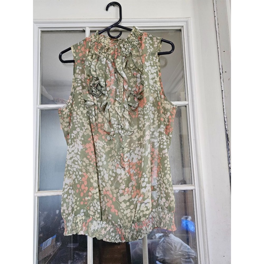 Cina Sleeveless Blouse Women Size X-LARGE